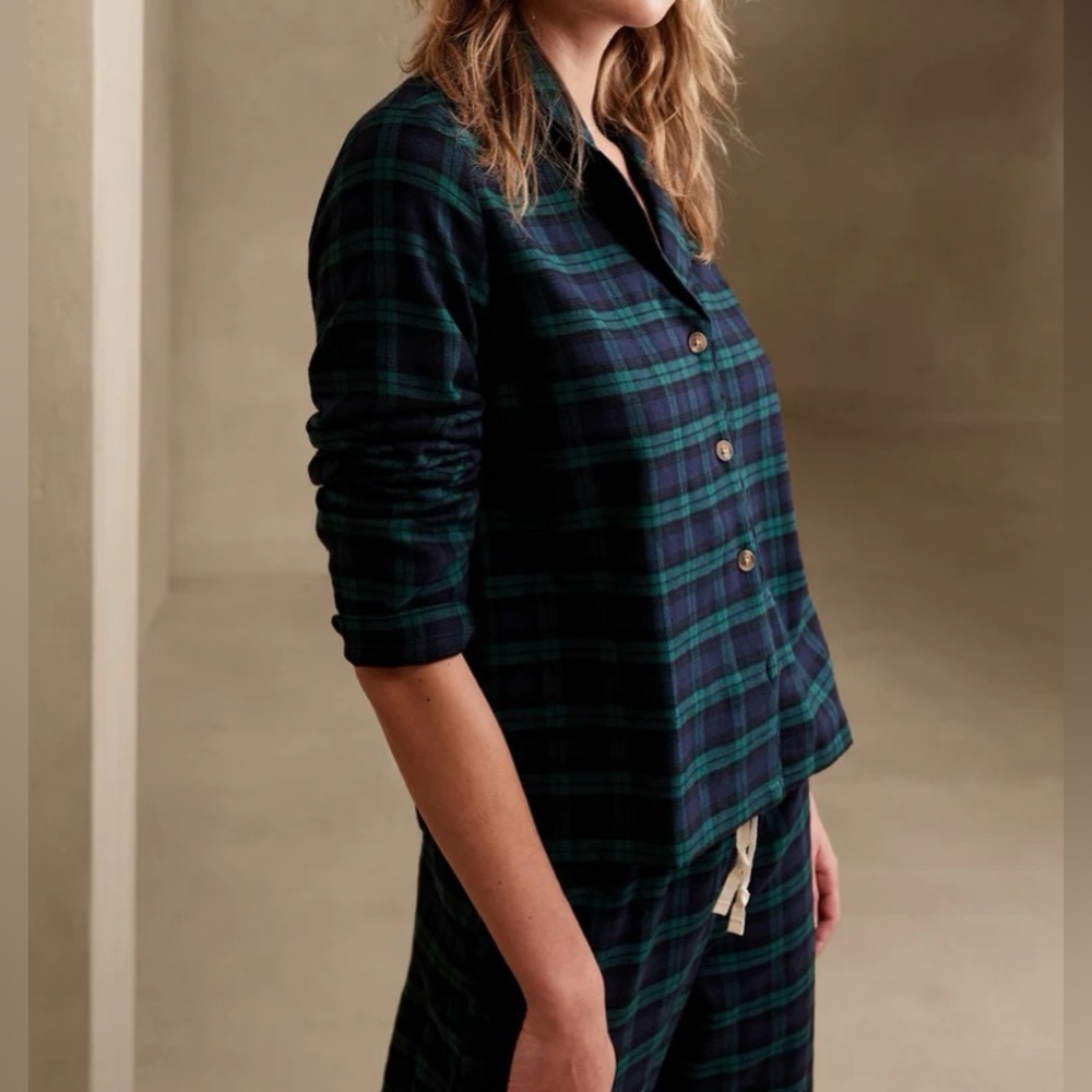 Banana Republic Factory Flannel Pajama Top